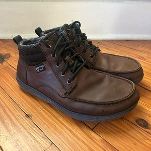 Lems Boulder Boot Mid Leather Unisex M8.5/W10 in Umber